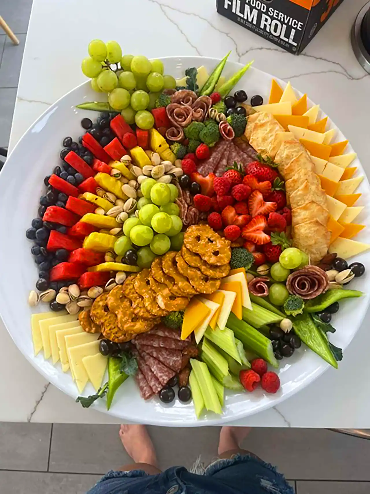 چیدمان فینگرفود شیک مهمانی 