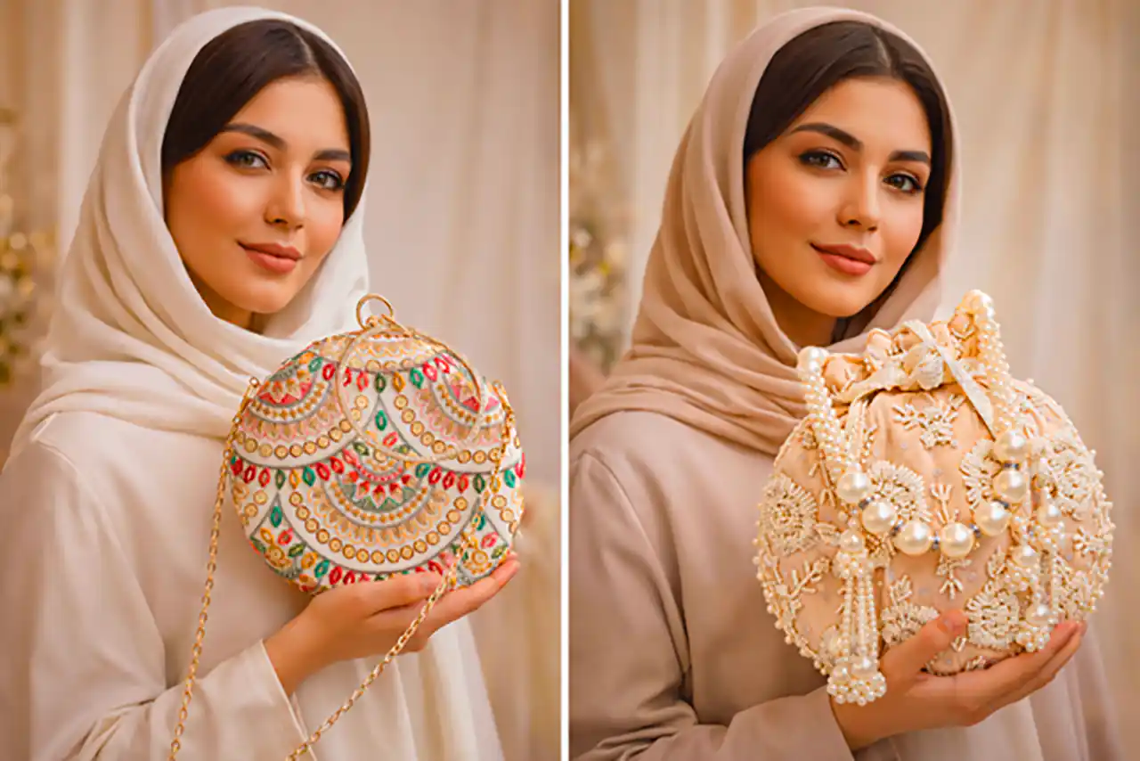 کیف سنتی پارچه ای گلدوزی