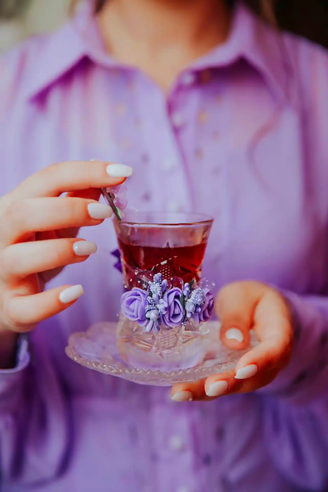 تزئین حرفه ای استکان چای خواستگاری