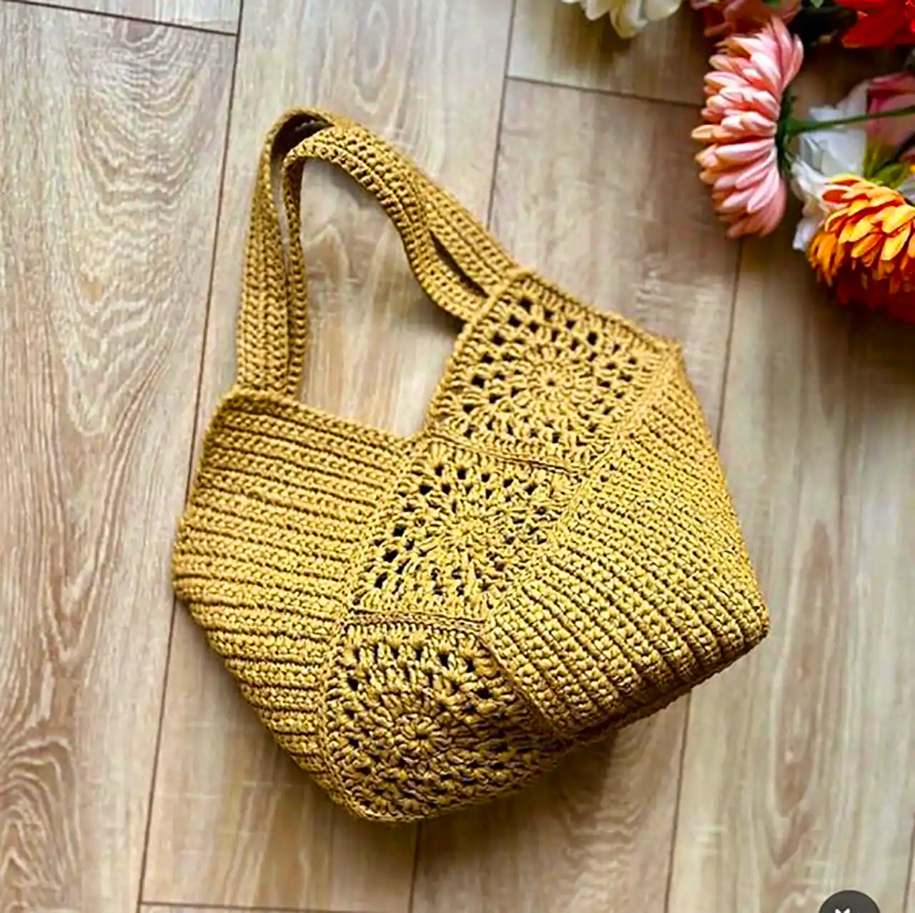 کیف بافتنی شیک نسکافه ای
