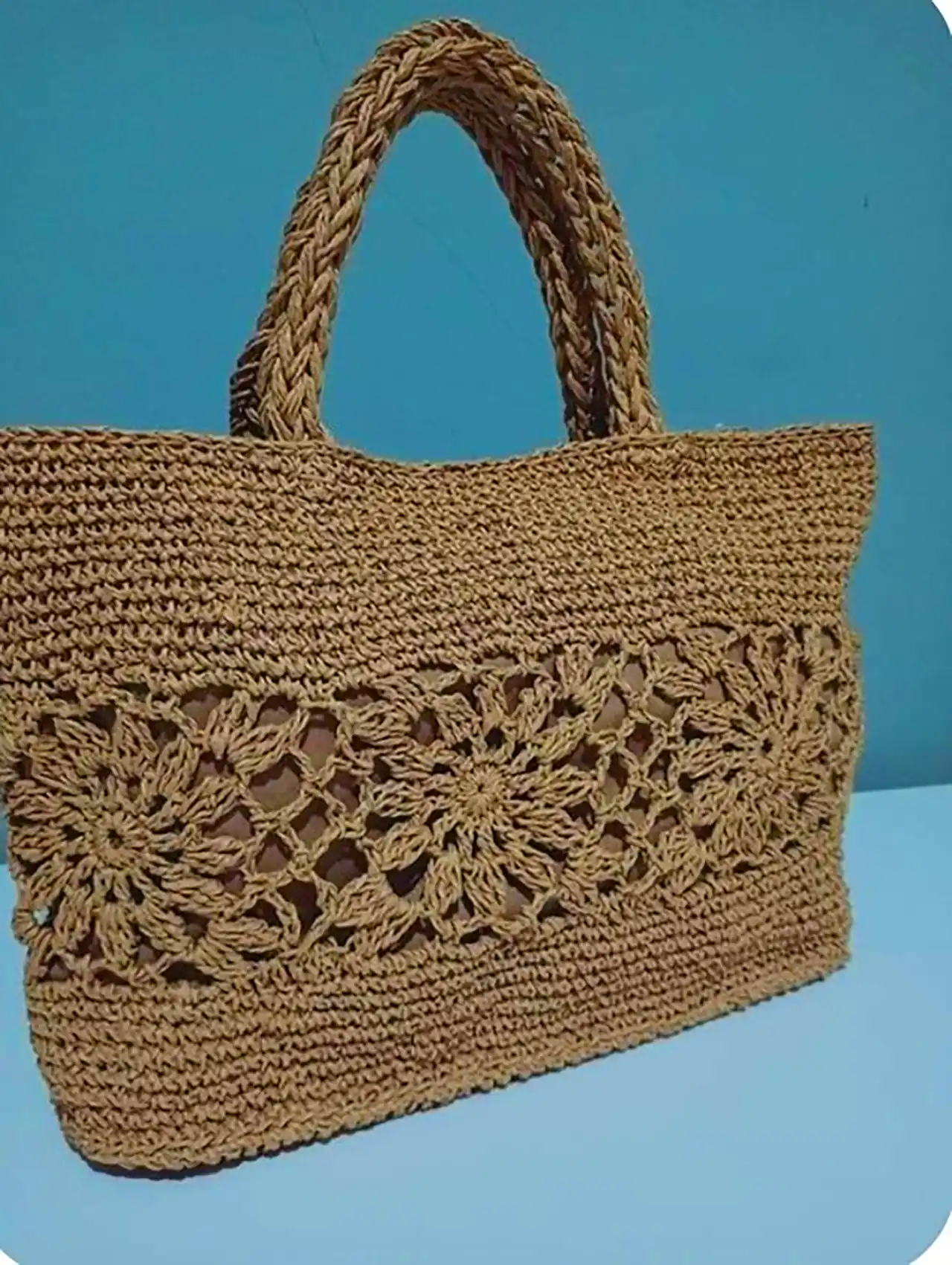کیف بافتنی شیک نسکافه ای