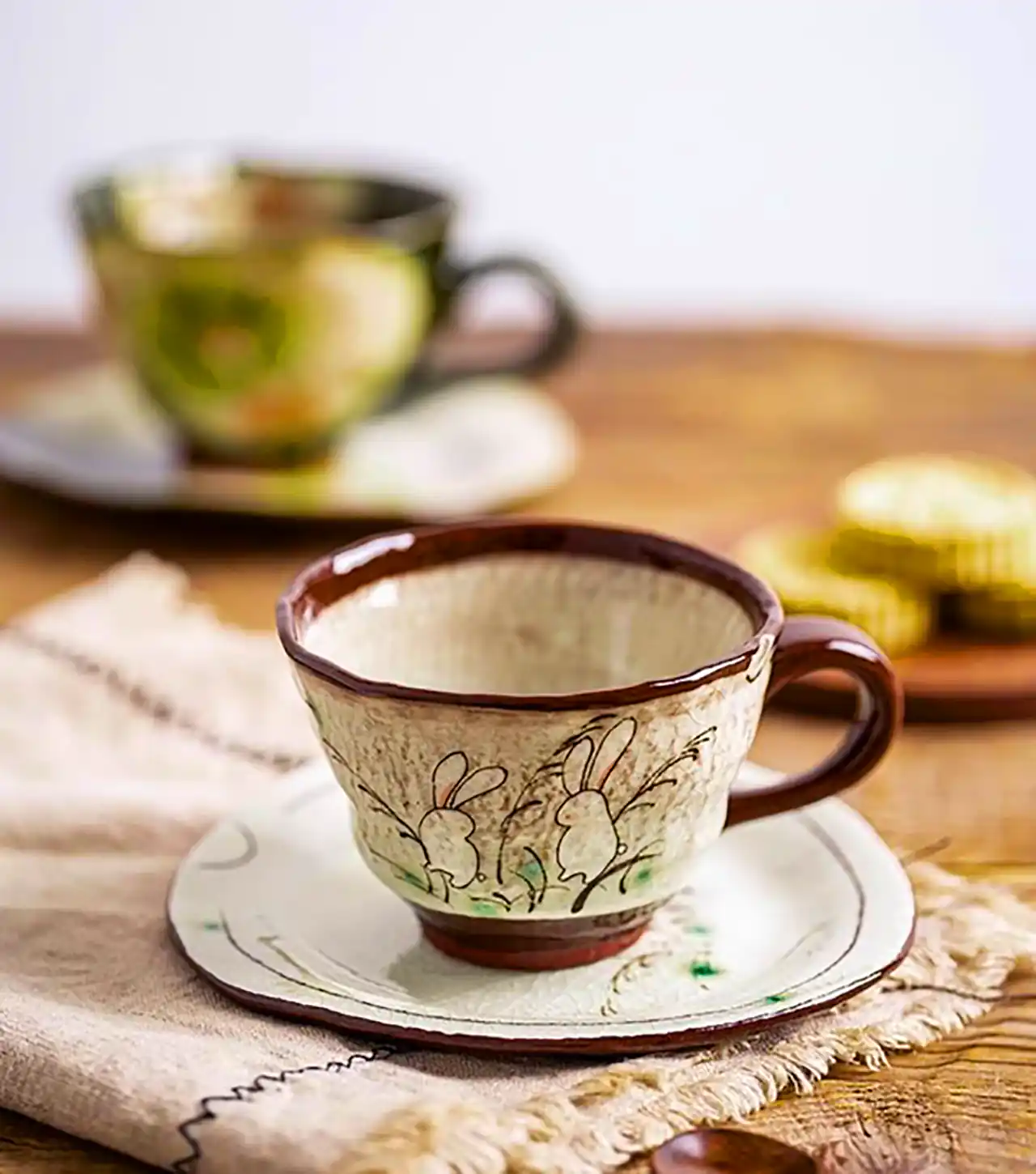 ماگ قهوه خوری سفالی