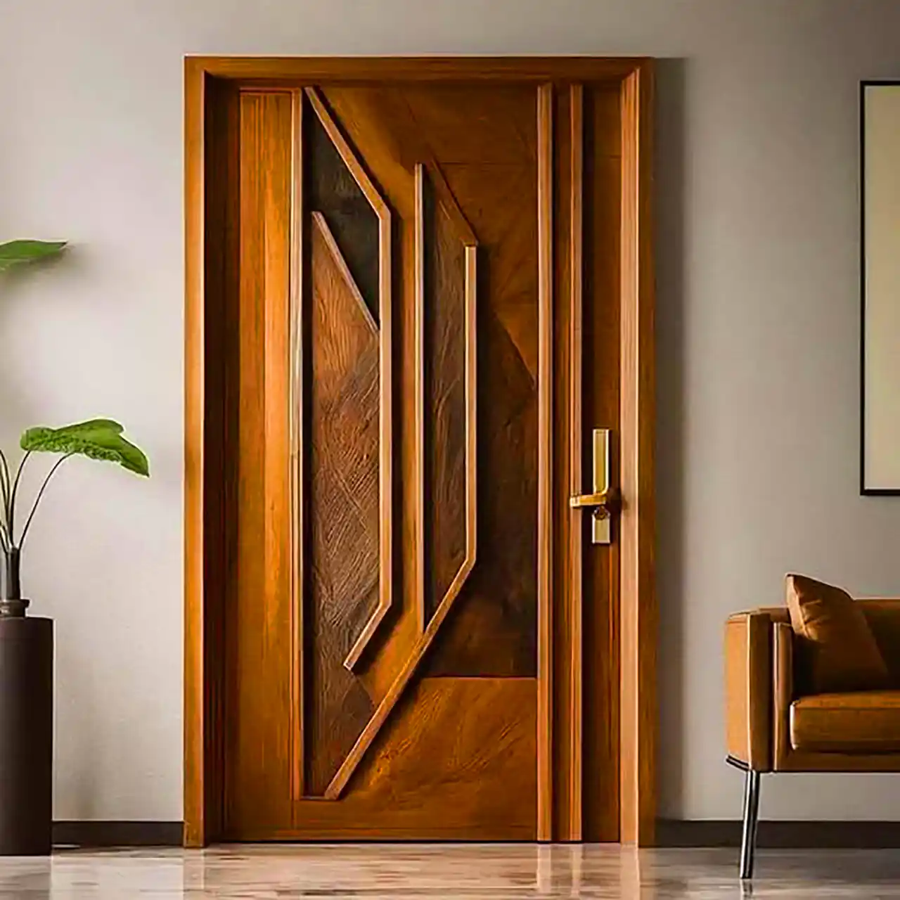 مدل درب جدید چوبی 