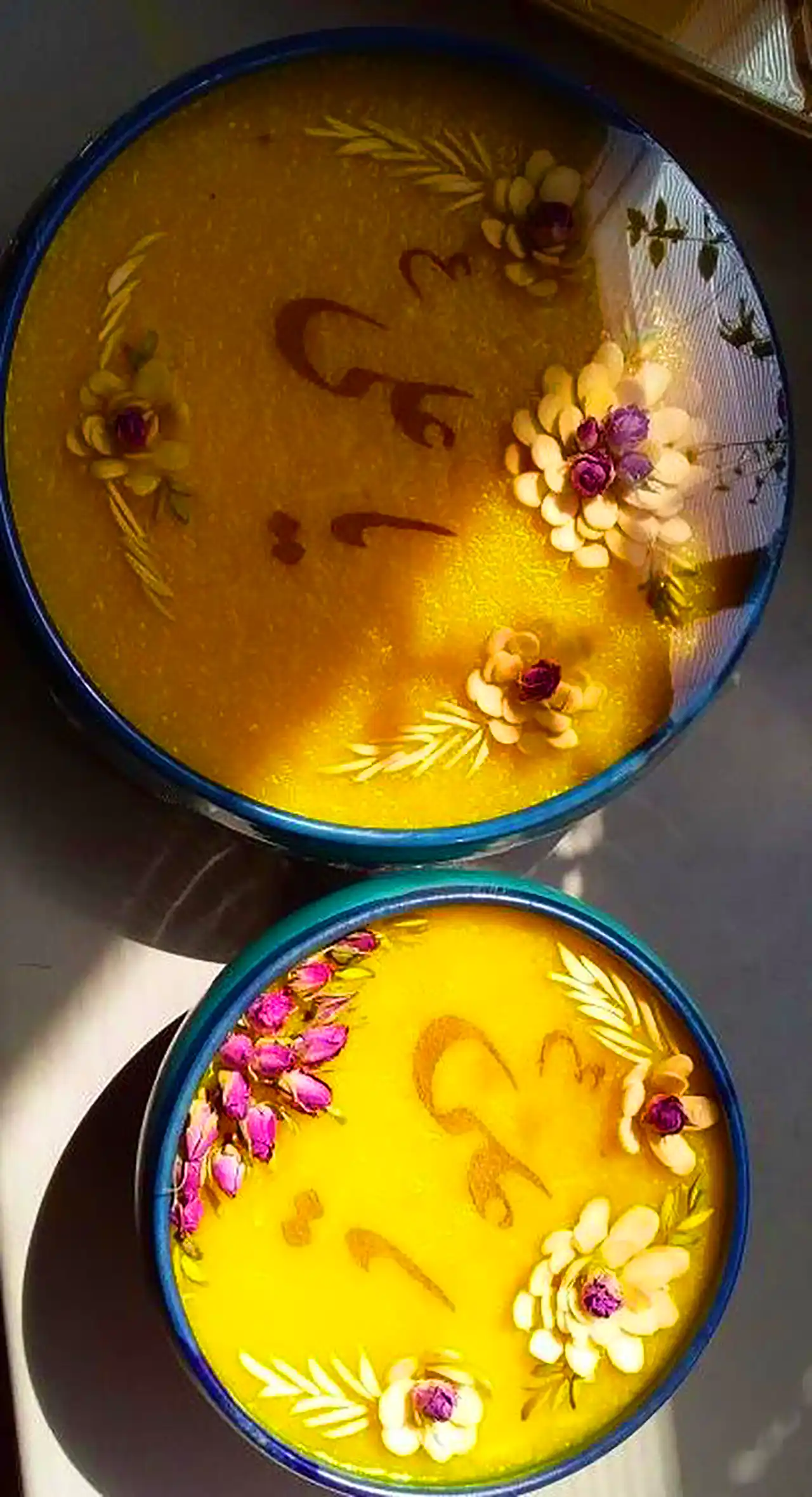 سرو مجلسی شله زرد نذری