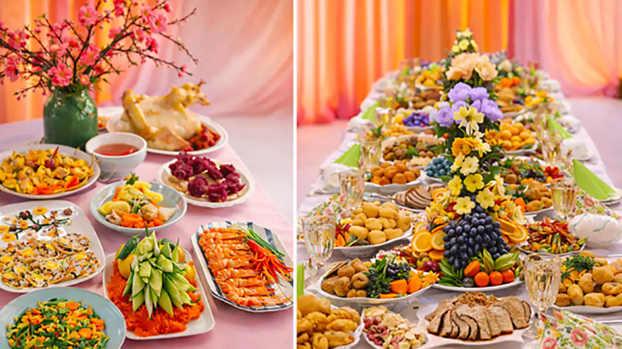 ایده میز مهمانی خانگی لاکچری