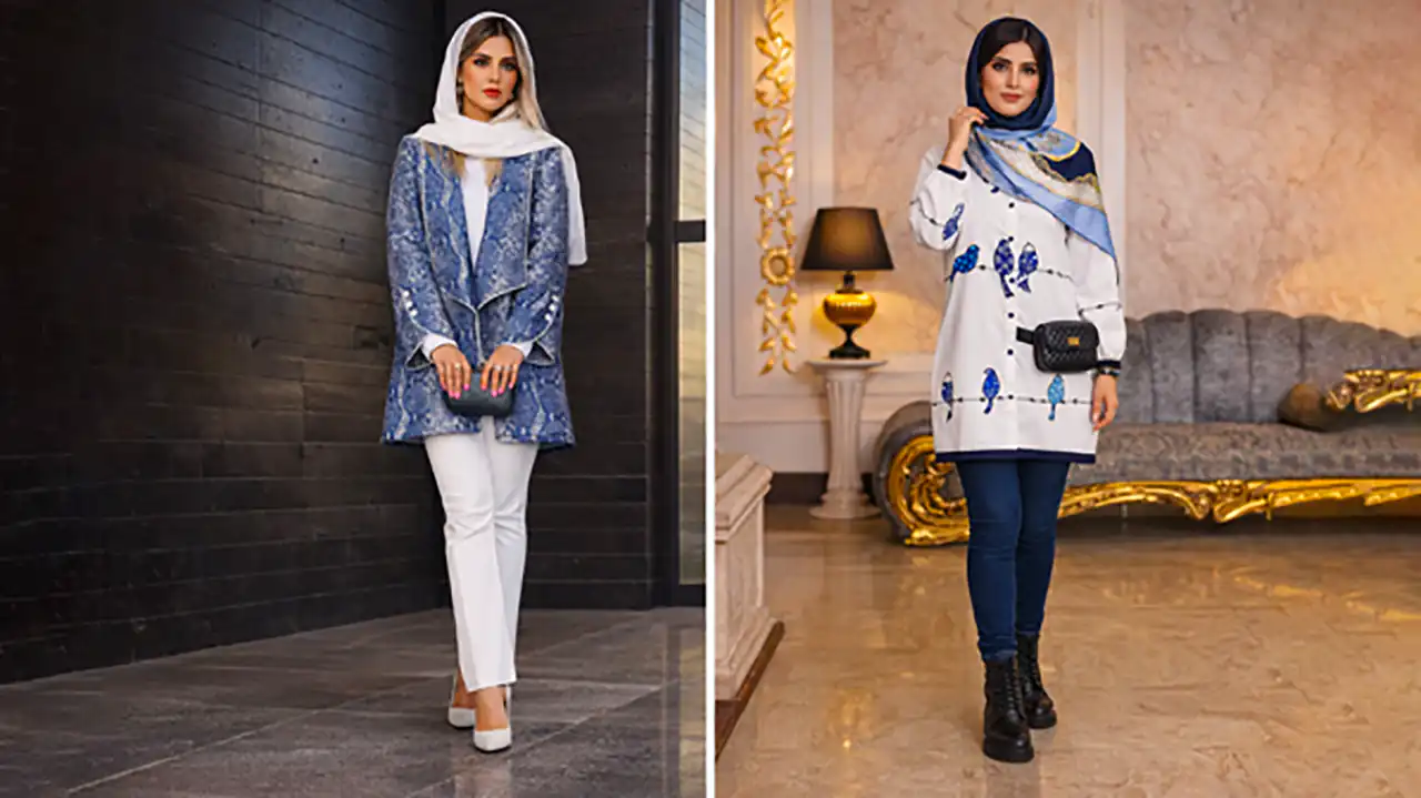 مانتو پاییزی خاص و لاکچری