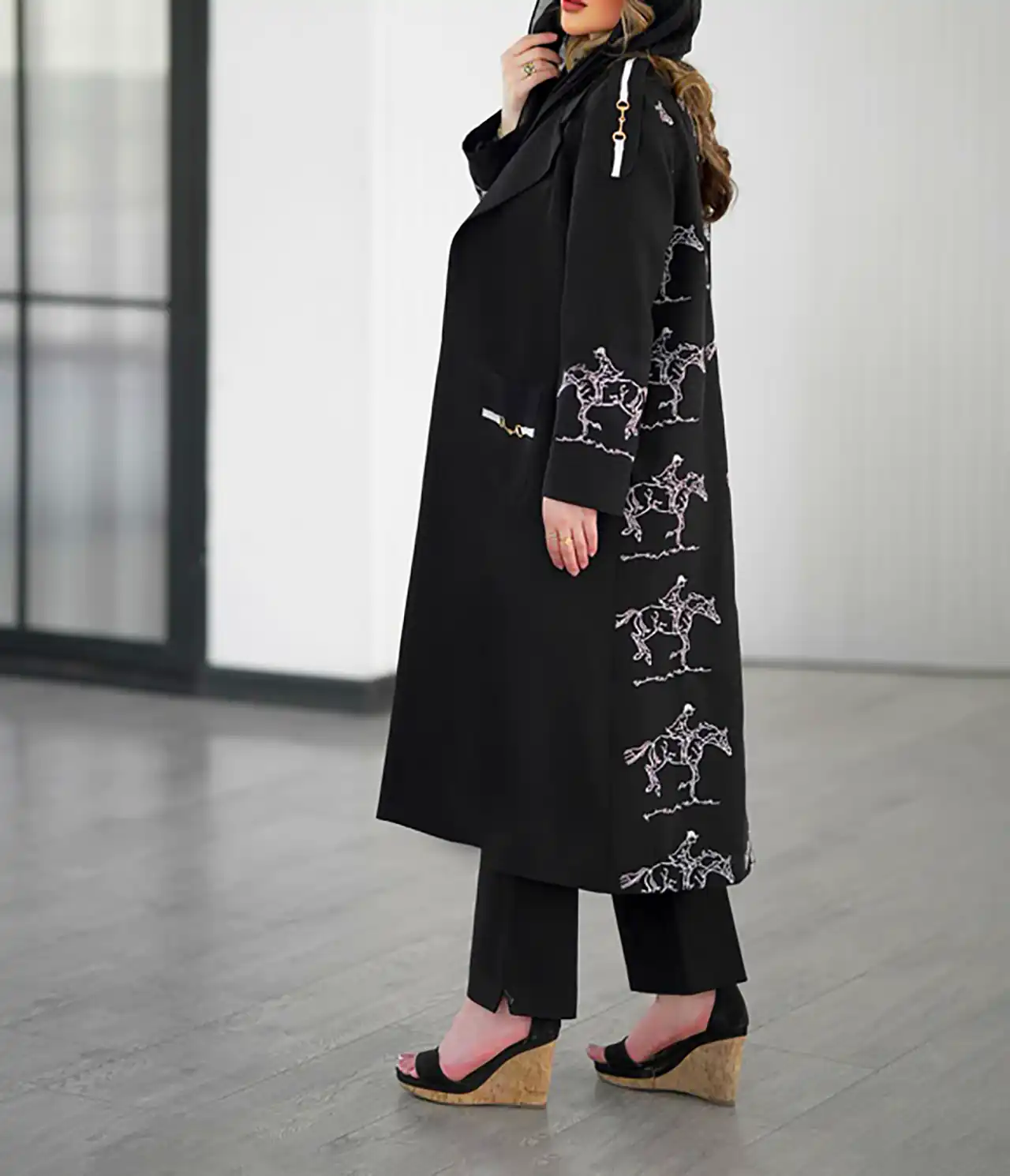 مانتو زنانه روزمره راحت 