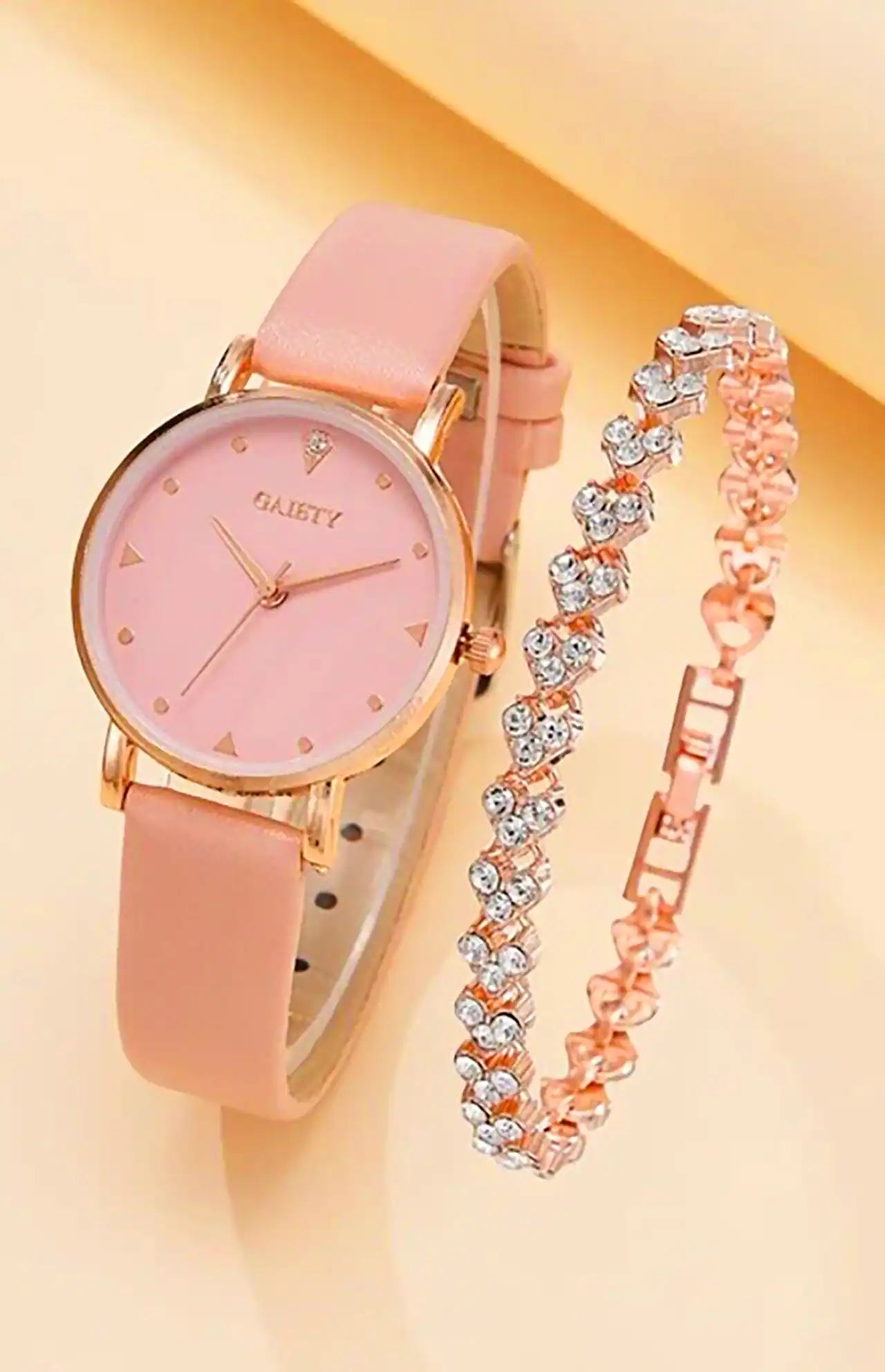 ساعت زنانه بند چرمی