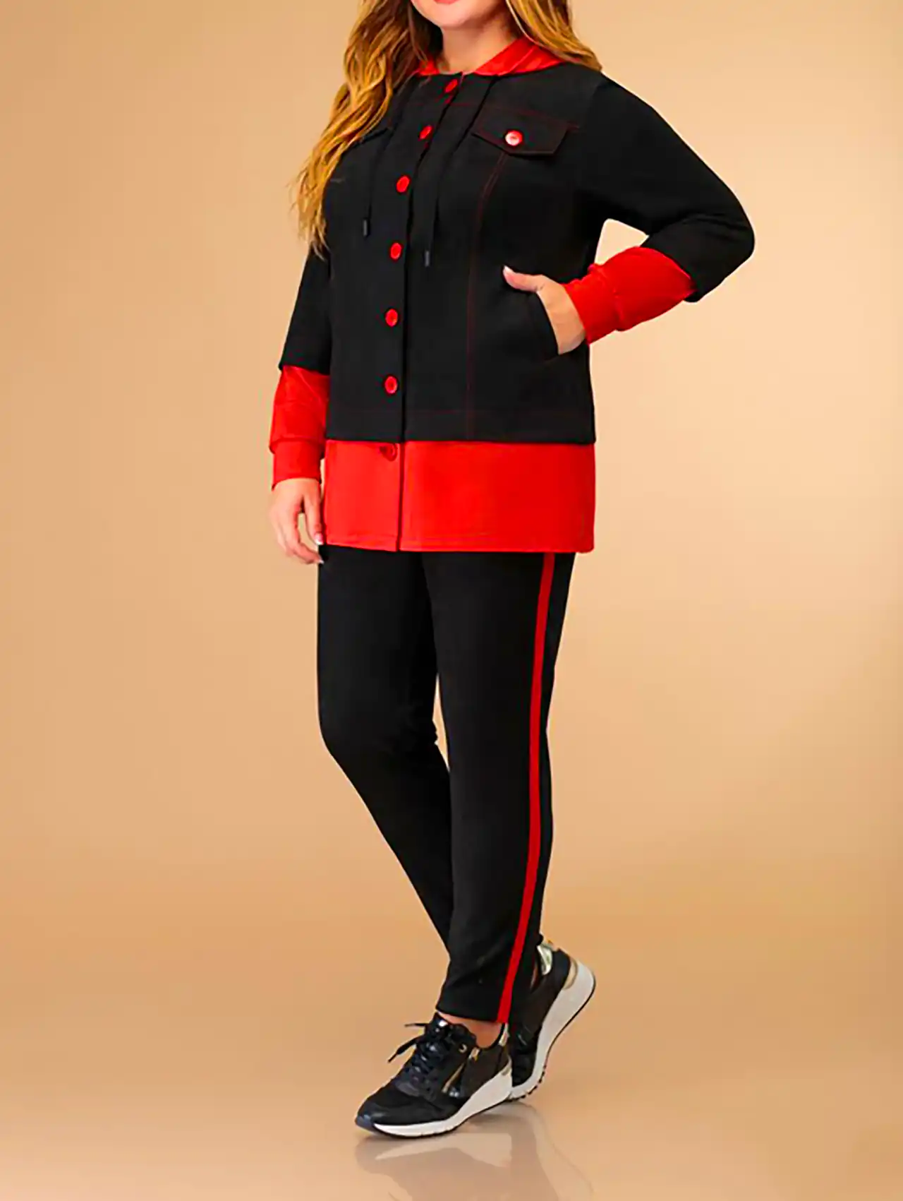 ست اسپرت زنانه مشکی 