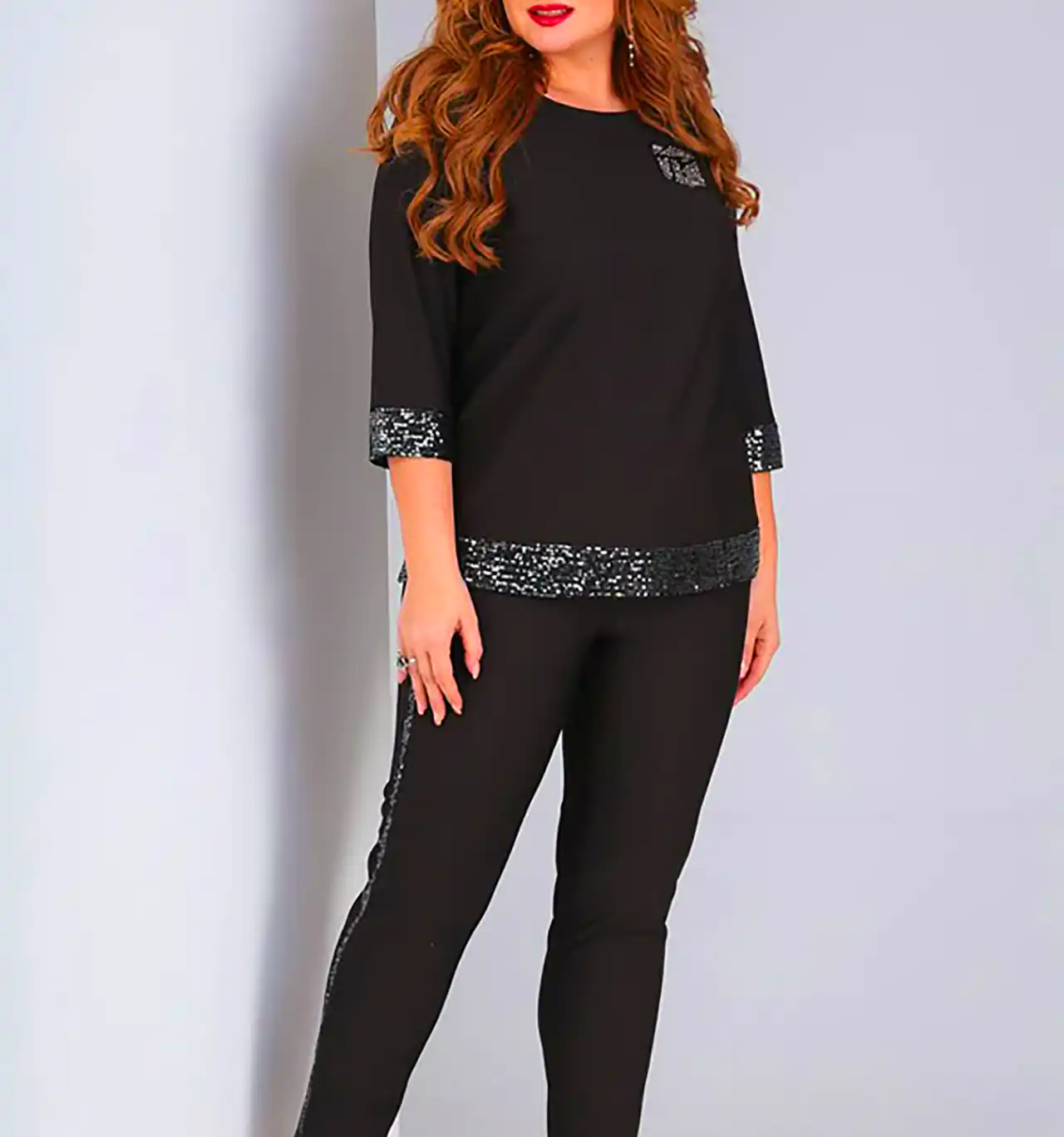ست اسپرت زنانه مشکی 