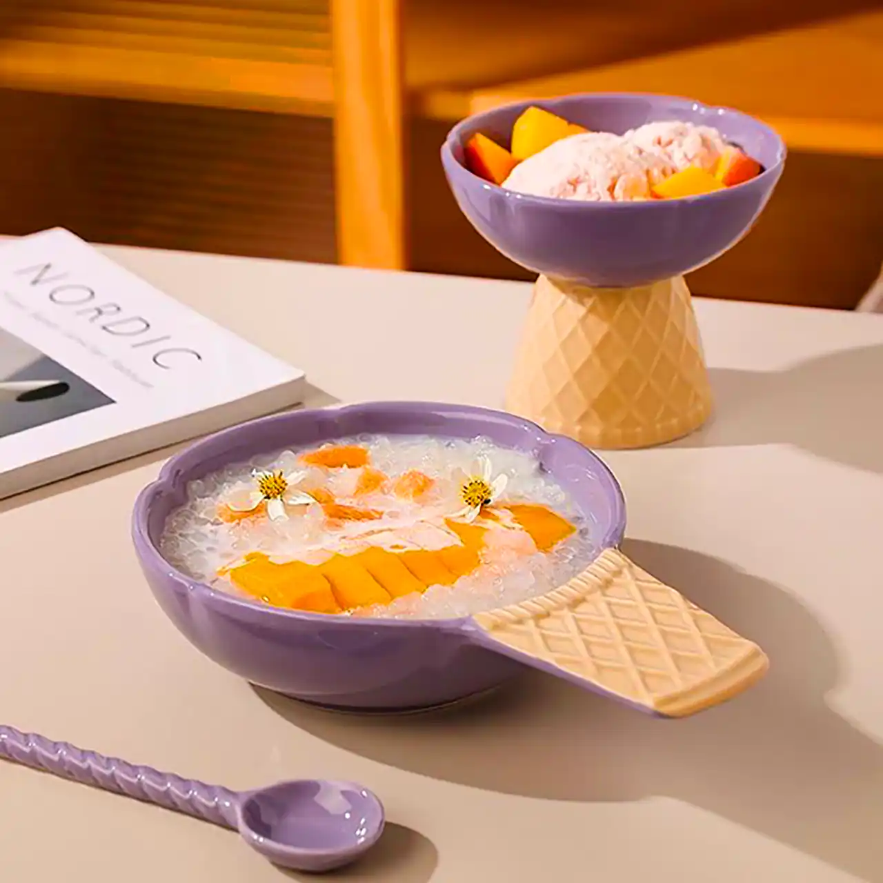 بستنی خوری فانتزی زیبا 