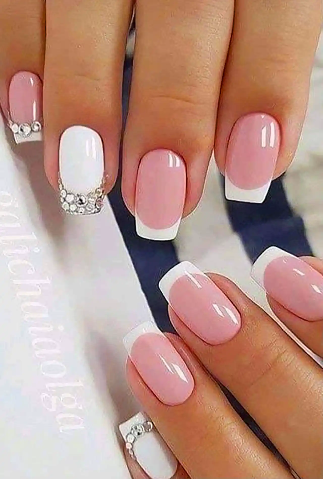 دیزاین ناخن شیک عروس 
