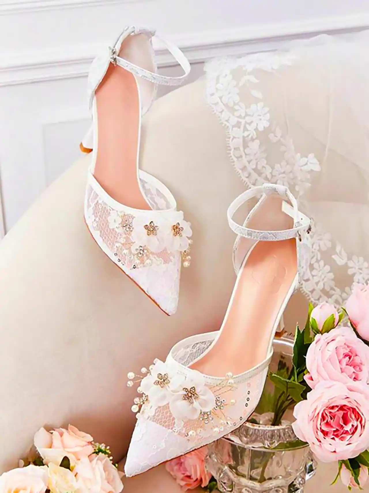 کفش عروس خاص و زیبا 