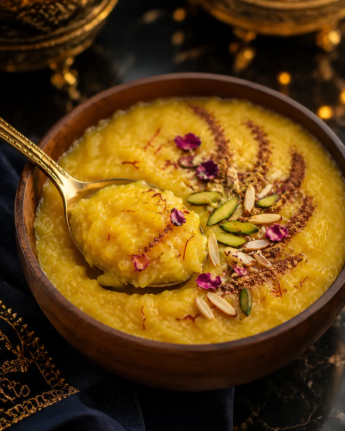 شله زرد نذری و مجلسی