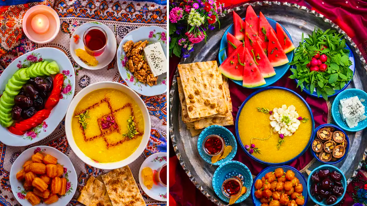 سفره افطاری ایرانی