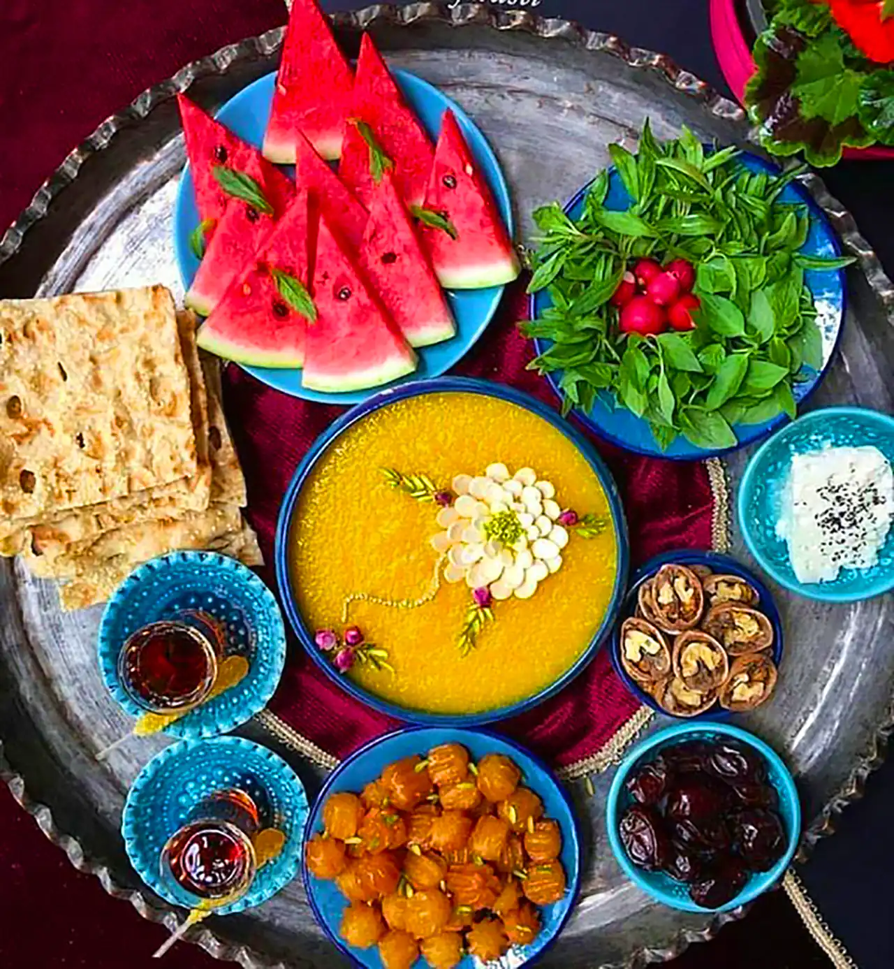 سفره افطاری ایرانی 