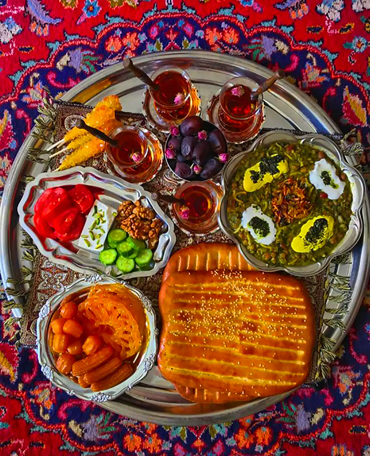 سفره افطاری ایرانی 