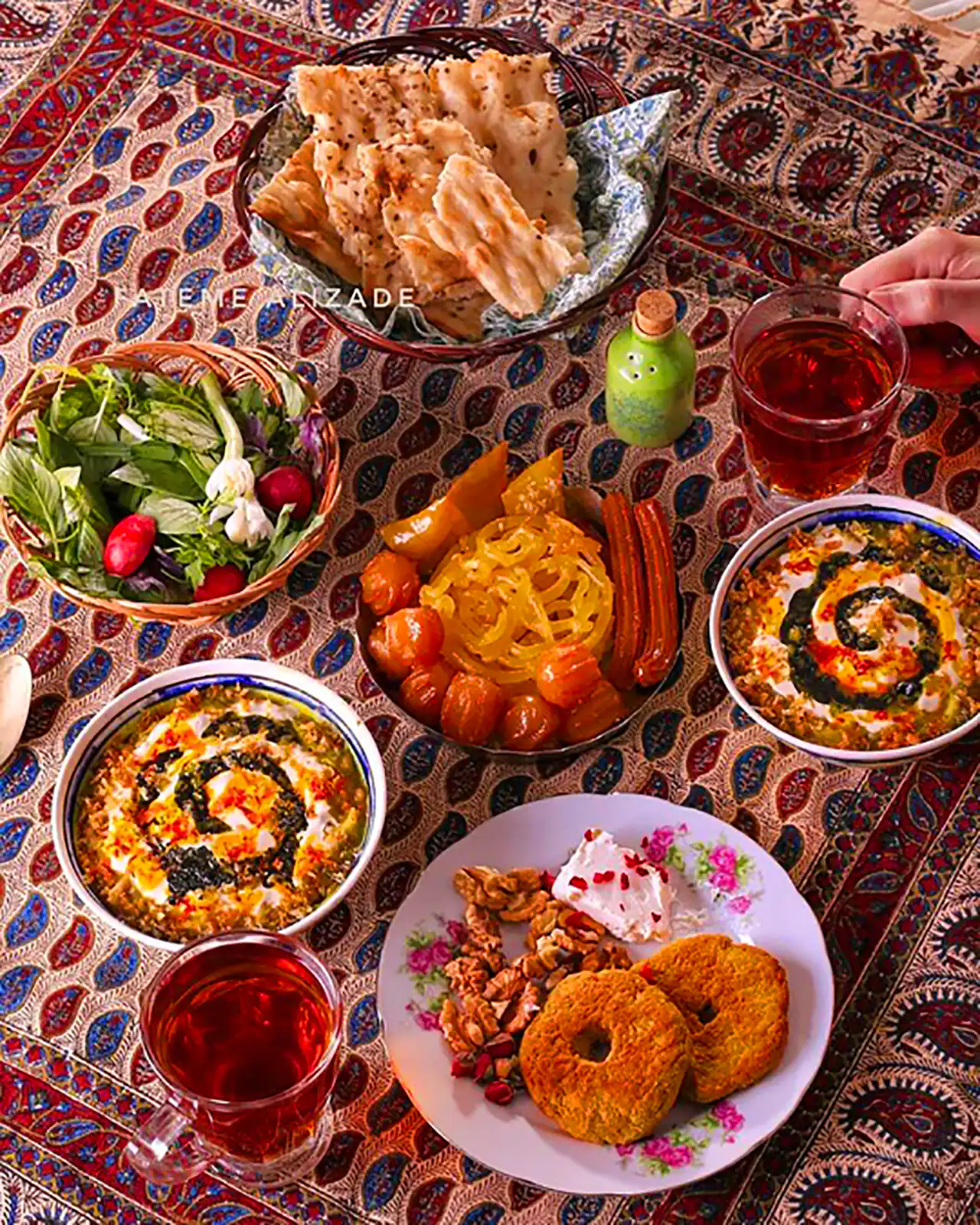 سفره افطاری ایرانی 