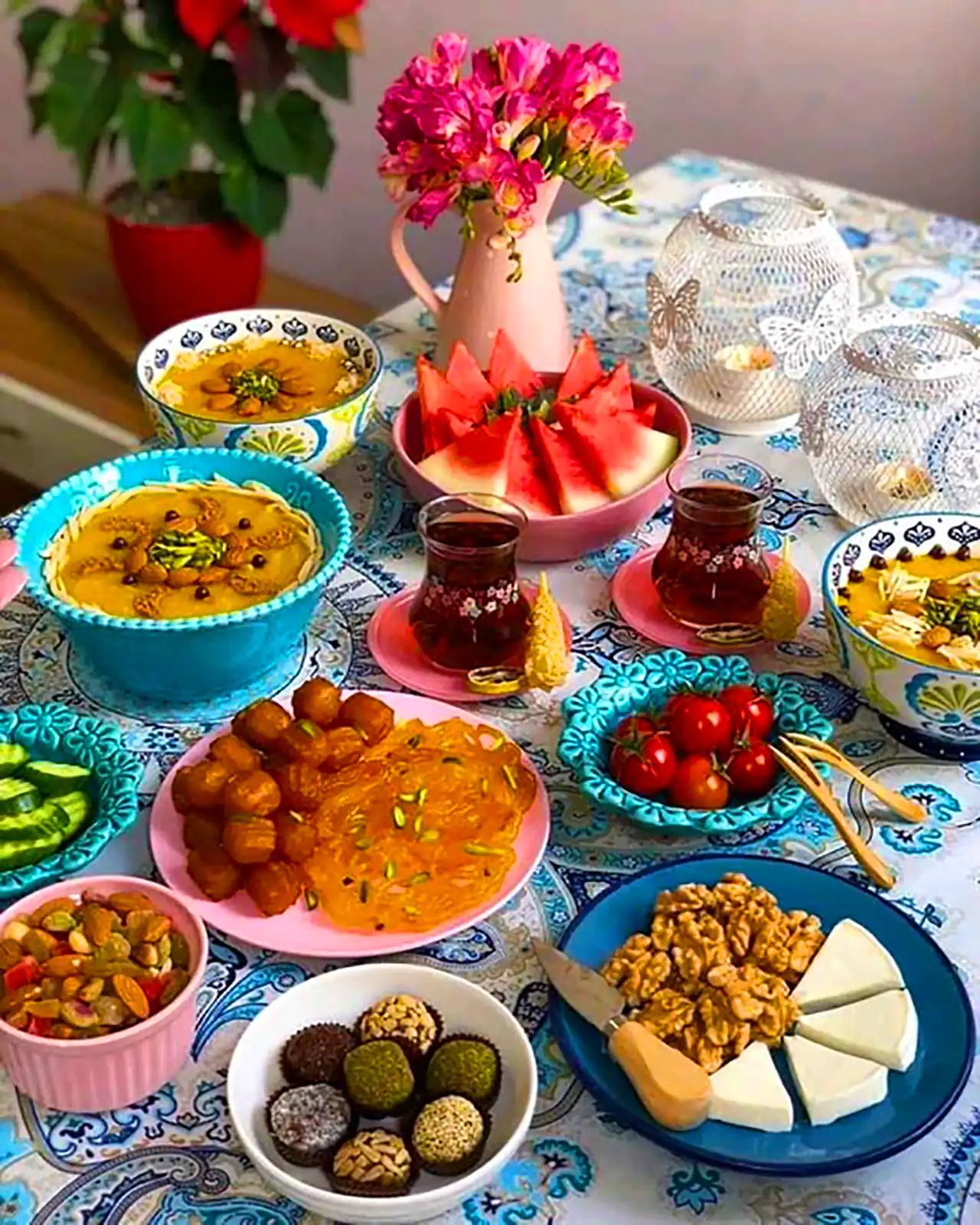 سفره افطاری ایرانی 