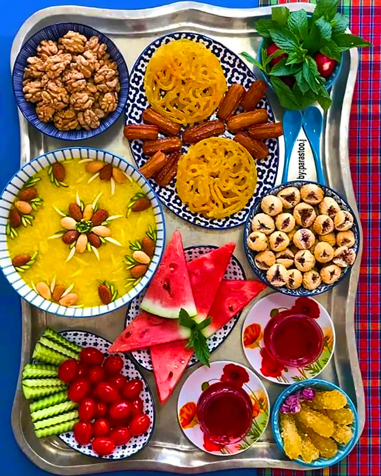 سفره افطاری ایرانی 