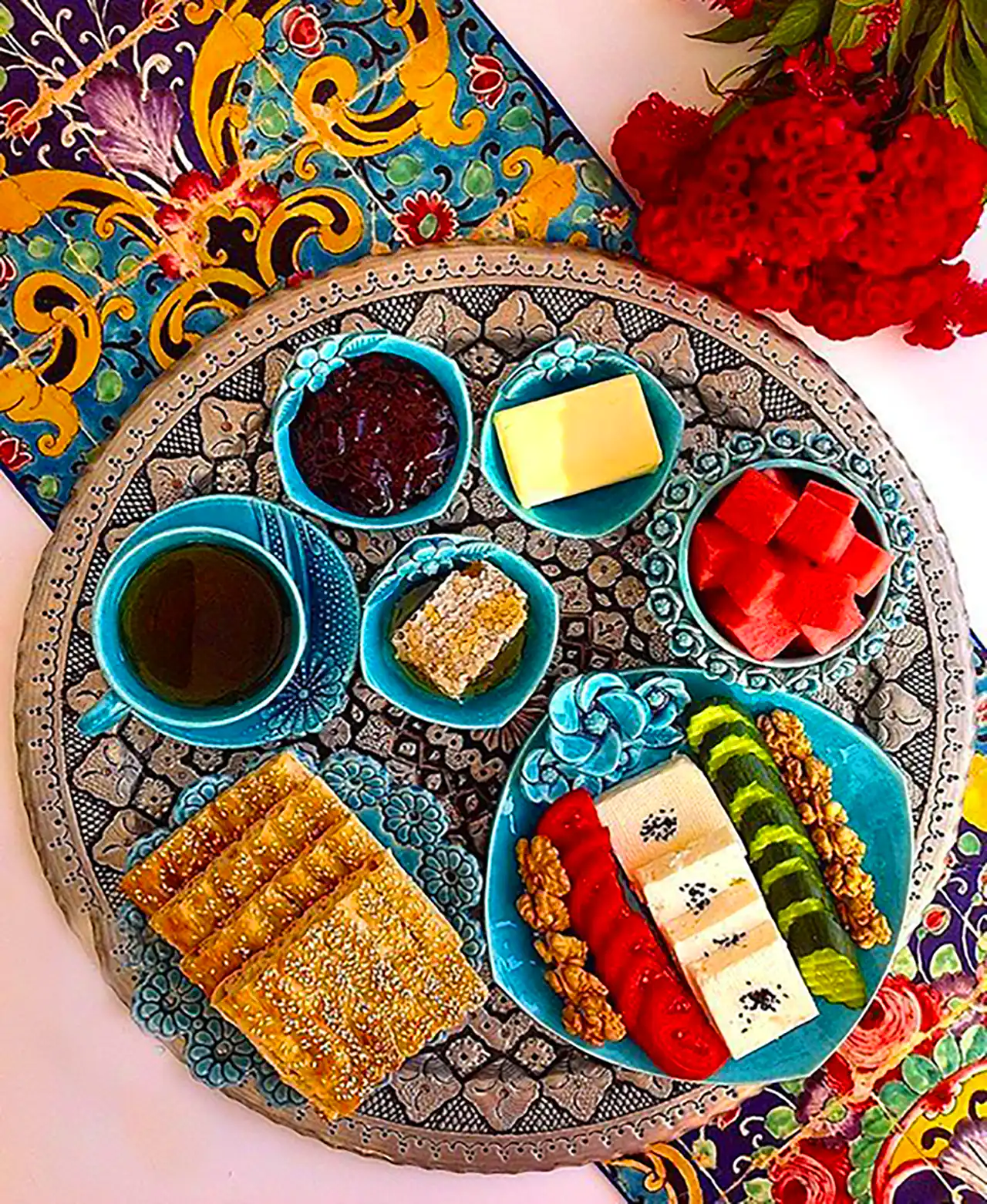 سفره افطاری ایرانی 