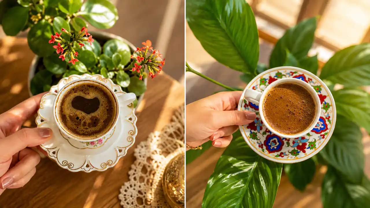 فنجون قهوه خوری زیبا