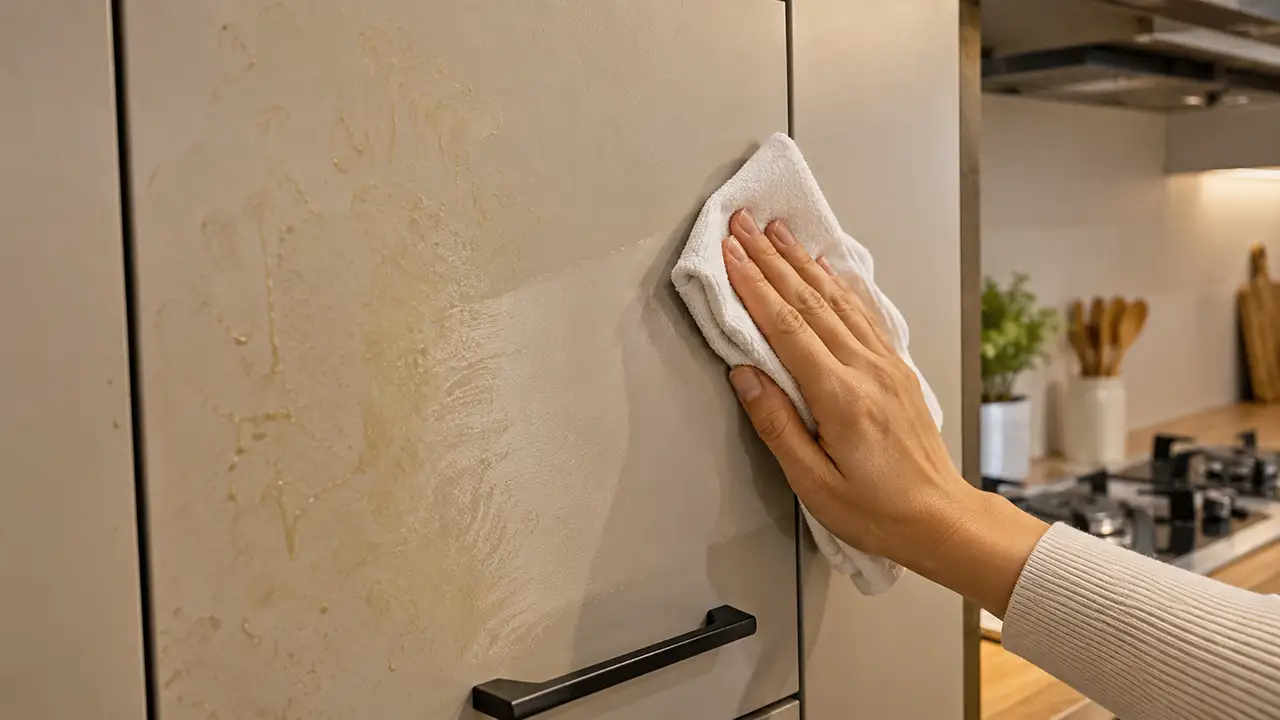 پاک کردن چربی کابینت