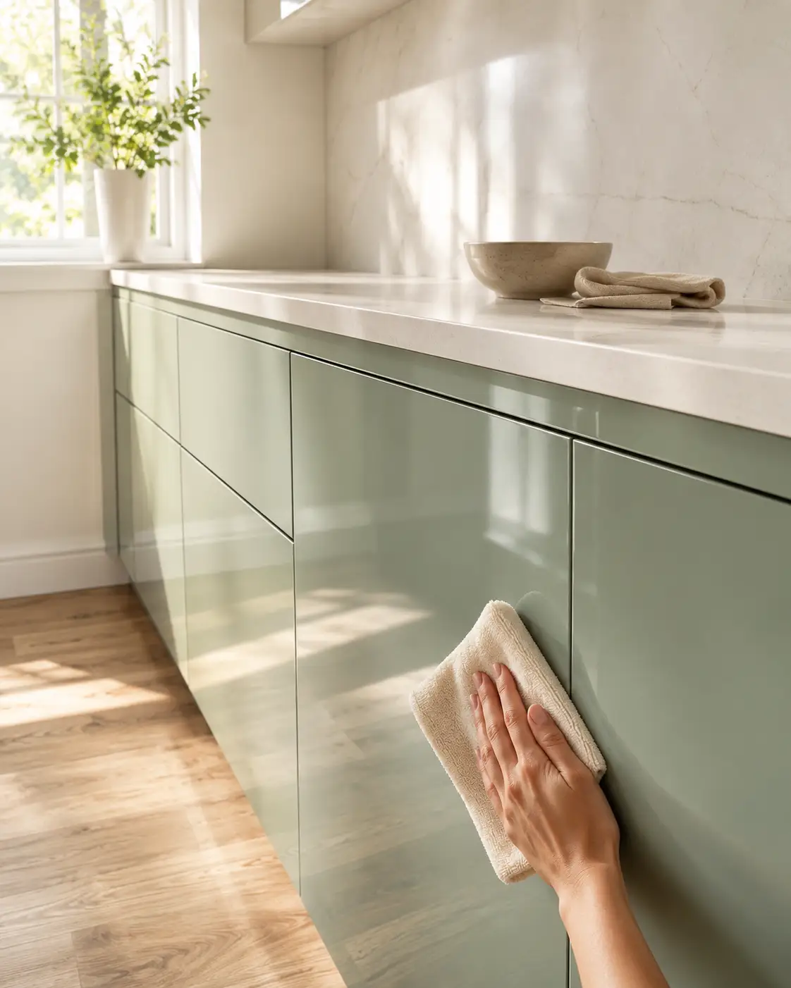 شستن کابینت های گلاس