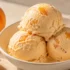 طرز تهیه بستنی هلو خانگی خوشمزه و خامه ای بدون دستگاه