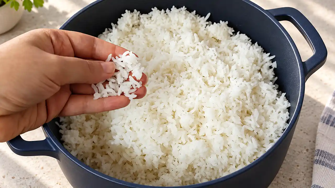 علت سفت شدن برنج آبکش و کته + راه حل بدون شفته شدن